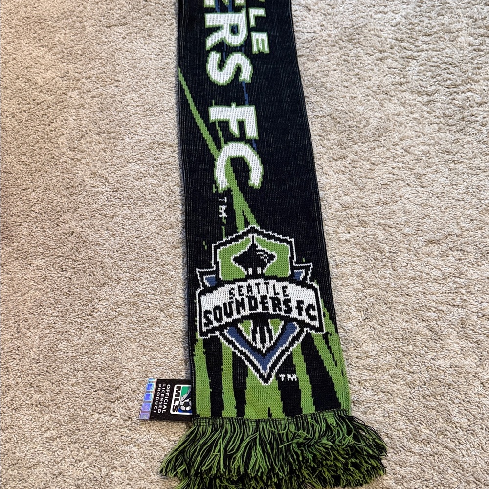 Seattle Sounders FC Black & Green Supporters Scarf